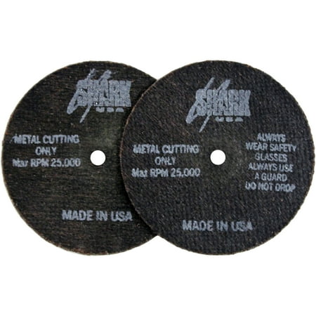 UPC: 0682488127020 | Shark Cutoff Wheels 3 x 1/16 x 1/4 10pk 54 Grit