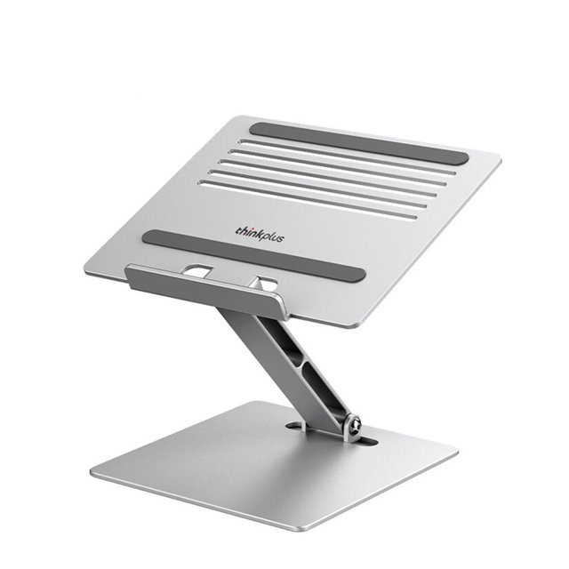 Cateissary Soporte plegable para computadora portátil Soporte ajustable en altura Tablet Soporte de base de doble eje Soporte estable Reemplazo para Lenovo Juegos de teclado y mouse para computadora