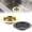 Z-2 Black+Gold, variant on FXMLRLK 1 Pack Bathroom Sink Strainer, Bathtub Lavatory Sink Drain Strainer Hair Catcher for Laundry, Utility, Slop, RV Sink, Stainless Steel Drain Filter