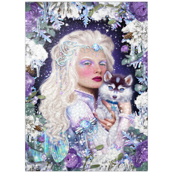 MyPuzzle - Winter Fairy Queen - Brigid Ashwood - Premium 1000 Piece Jigsaw Puzzle for Adults