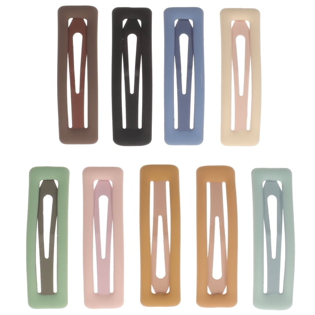 GOOHOCHY 9 pinzas para el pelo de metal, pasadores sencillos para niñas, accesorios para el cabello para mujeres.