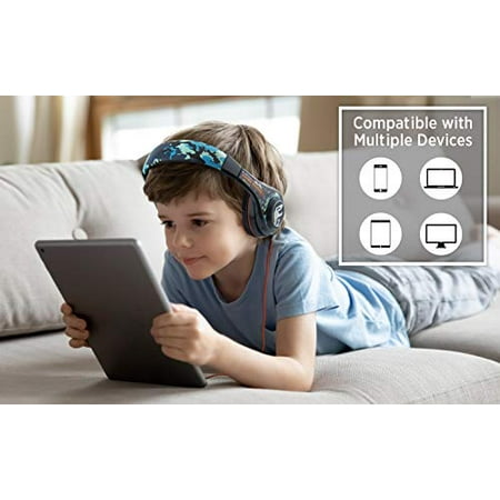 eKids - Jurassic World Wired Over-the-Ear Headphones - Black