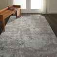 thumbnail image 5 of Ox Bay Serene 7' 9" x 9' 6" Gray and Cream Abstract Durable Performance Indoor Area Rug, 5 of 10