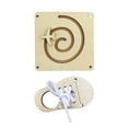 thumbnail image 1 of 2x tablero ocupado de madera, habilidades prácticas, juguetes sensoriales educativos para edades tempranas, actividades para regalo de cumpleaños preescolar, juguete de avión Zapato plano Salvador Material de tablero ocupado, 1 of 10