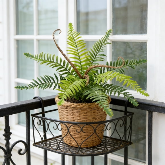 Panneau Mural Plante Verte Artificielle 45x45 cm, 60x48 cm – Verdure en Plastique pour Décoration Intérieure Extérieure de la Maison, Décoration Murale Verte Factice Sans Entretien