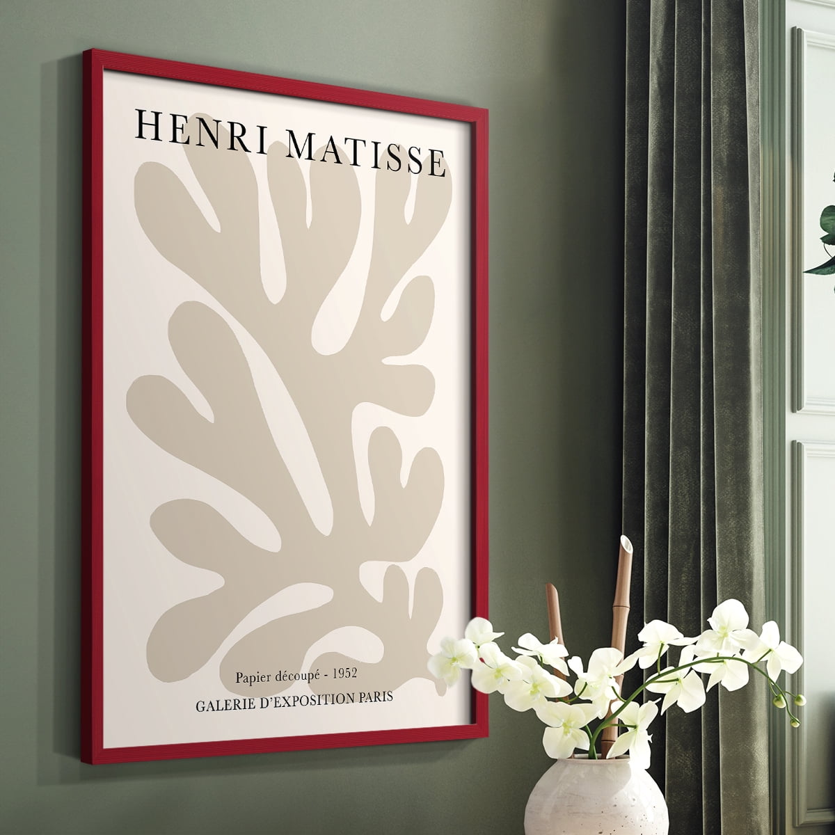 Matisse CCVIII in Solid Wood 11 x 14 Framed Print