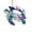 8cm, variant on Acrylic Sea Turtle Car Hanger, Unique Rearview Mirror Ornament, Vibrant Ocean Color Gift for Auto Interior