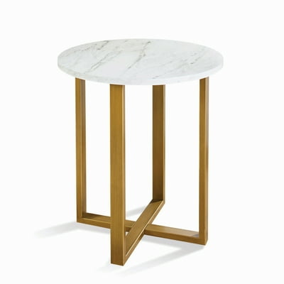 Buy Better Homes Gardens Lana Modern Side Table With Faux Marble Top