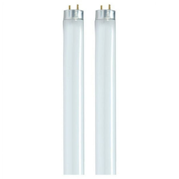 Satco S8478 - 32 watt; T8; Fluorescent; 3500K Neutral White; 85 CRI; Medium Bi Pin base; 2-Pack