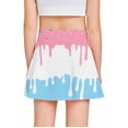 thumbnail image 5 of KHONTS Girls Skorts Tennis Skirt Athletic Skort Golf Skirt Shorts with Pockets Dancing Running Wear,Size 5-16 Years Pink1 130, 5 of 5