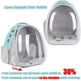 thumbnail image 4 of Halinfer Lightweight Durable Cat Carrier Backpack with Ventilation, Expandable, Clear Bubble Window, Fits Up to 20 lbs, 4 of 6