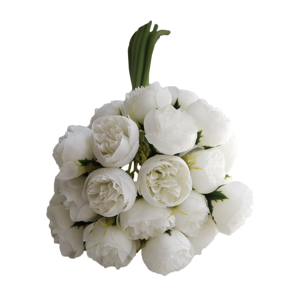 Ramo de rosas artificiales,rosas de té artificiales,flores para bodas,fiestas,flores para el hogar,decoración de sala de estar,flores artificiales para interiores,restaurantes,cafeterías.