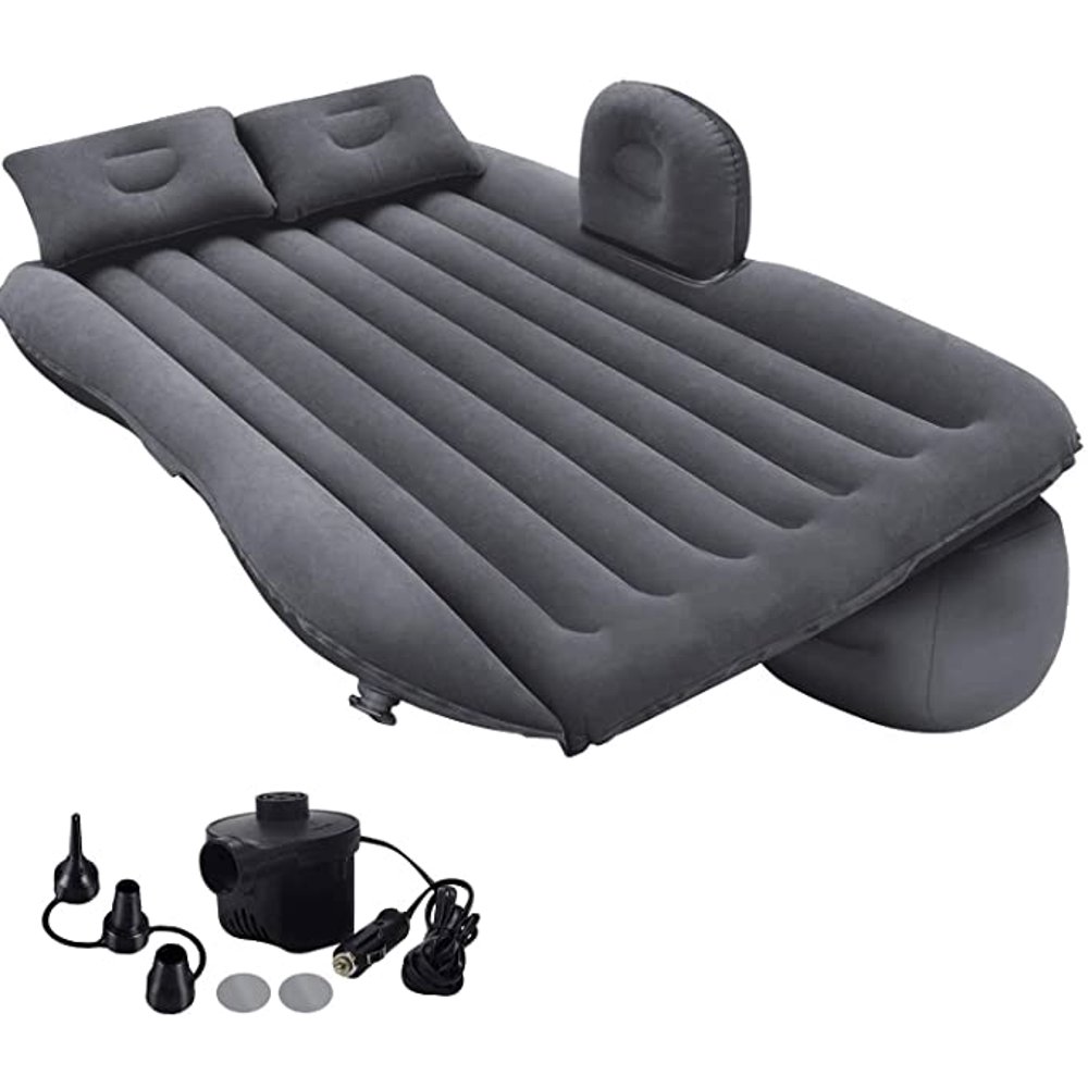 Inflatable Car Air Mattress with Pump (Portable) for