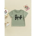 thumbnail image 2 of Franhais Toddlers Summer Breathable T-shirt,Boys Girls Creative Letter Printing Tops Casual Clothes, 2 of 8