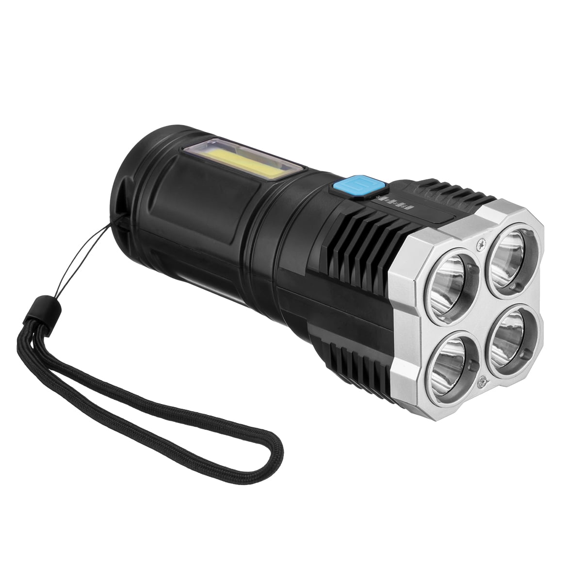Super Bright Torch LED Flashlight USB Rechargeable Tactical Light 