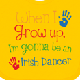 thumbnail image 4 of Inktastic Irish Dancer Future Boys or Girls Baby Bib, 4 of 4