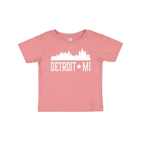 Inktastic Detroit Michigan Skyline MI Cities Boys or Girls Baby T-Shirt