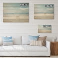 thumbnail image 5 of Designart "Simplicity Beachside Serenity" Nautical & Beach Print on Natural Pine Wood, 5 of 6