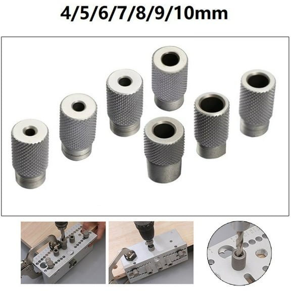 1PCxDrilling Sleeve Woodworking Drill Guide Bushing 4mm-10mm Drill Sleeve Bushing M14 Dowelling Jig Wood Drilling Guide Locator