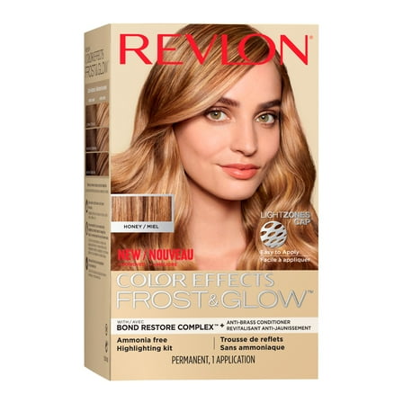 Revlon Color Effects Frost and Glow Ammonia Free Permanent Hair Color, 30 Honey