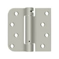 thumbnail image 3 of Deltana DSH4SR515-LH Left Hand Square Spring Hinge, Brushed Nickel, 3 of 4