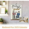 Medieval Pics 2025 Calendar, Medieval Pics Calendar, Funny Medieval