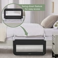 thumbnail image 5 of Evolur Snooze Shield Universal Swing-Down Guardrail, Black, 5 of 11