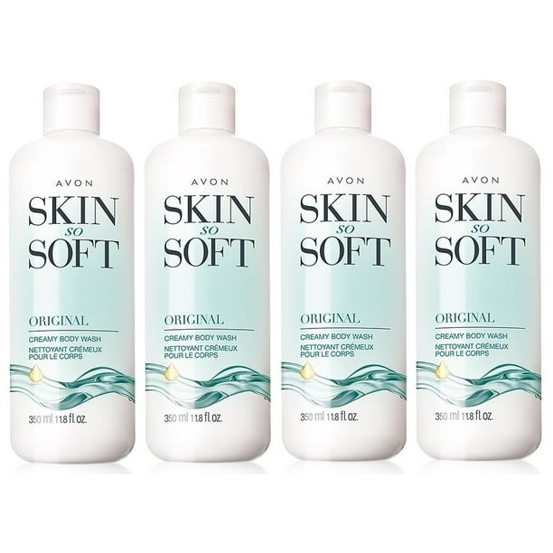 Avon Avon Skin So Soft Original Creamy Body Wash lot of 4 Walmart