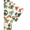 thumbnail image 4 of Kiapeise Baby Boys Cartoon Print Romper Short Sleeve Button + Gentleman  Bowtie, 4 of 10