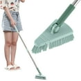 thumbnail image 2 of MOQIN Shower Scrub Brush 37.4" Long Handled Scrub Brush for Shower Bathroom Brush Cleaner Stiff Bristles Floor Scrubber for Cleaning Kitchen Tile Wall Sink and Grout, 2 of 9