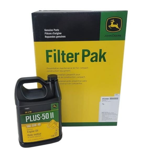 John Deere Original Equipment (17G) Oil/Filter Pak Kit - AT534484A
