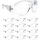 thumbnail image 1 of Gafas de seguridad transparentes a granel de 24, gafas protectoras para hombres y mujeres, protección ocular resistente a arañazos e impactos para trabajo, laboratorio, construcción, 1 of 5