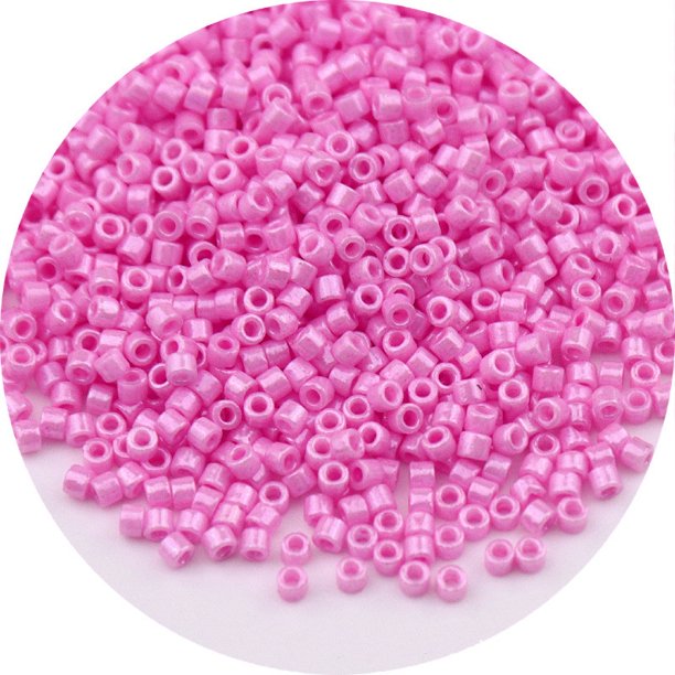 840 Cuentas De Cristal Metálicos De 1.6 Mm Miyuki Delica 11/0 Uniformes Opacos Para Hacer Joyas , Accesorios De Bricolaje