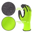 thumbnail image 2 of Guantes de trabajo de seguridad Evridwear, de látex arrugado, de caucho, revestidos a mano, 2 of 8