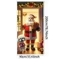 thumbnail image 2 of Custom Printed Door Curtains Fabric Hanging Tapestry Polyester Durable Color Vibrant Graceful Drape Easy Installation with Rod Pocket Hooks for Home Room Divider Privacy Screen Indoor Outdoor, 2 of 6