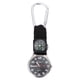 thumbnail image 1 of EeaseMX Reloj de alpinismo con brújula, reloj de bolsillo para enfermera, diseño de mosquetón, relojes sencillos de moda (blanco), 1 of 7