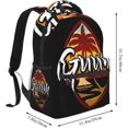 thumbnail image 2 of Faith Over Fear Patriotic Christian Cross American Flag Laptop Backpacks Double Shoulder Laptop Pack Bag Daypack Back Pack Bags Rucksack Computer Bag with Side Pockets Front Zipper Pockets, 2 of 6