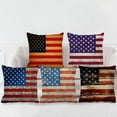 thumbnail image 2 of Vikakiooze Independence Day Pillowcase Cartoon Style Linen Digital Printing Pillowcase, 2 of 5