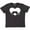 Vintage Black, variant on Inktastic Mustache Heart Youth T-Shirt