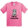 thumbnail image 3 of Inktastic I Love My Goldendoodle Dog Youth T-Shirt, 3 of 5