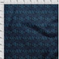 thumbnail image 4 of oneOone Cotton Cambric Blue Fabric Geometric Craft Projects Decor Fabric Printed By The Yard 42 Inch Wide, 4 of 5