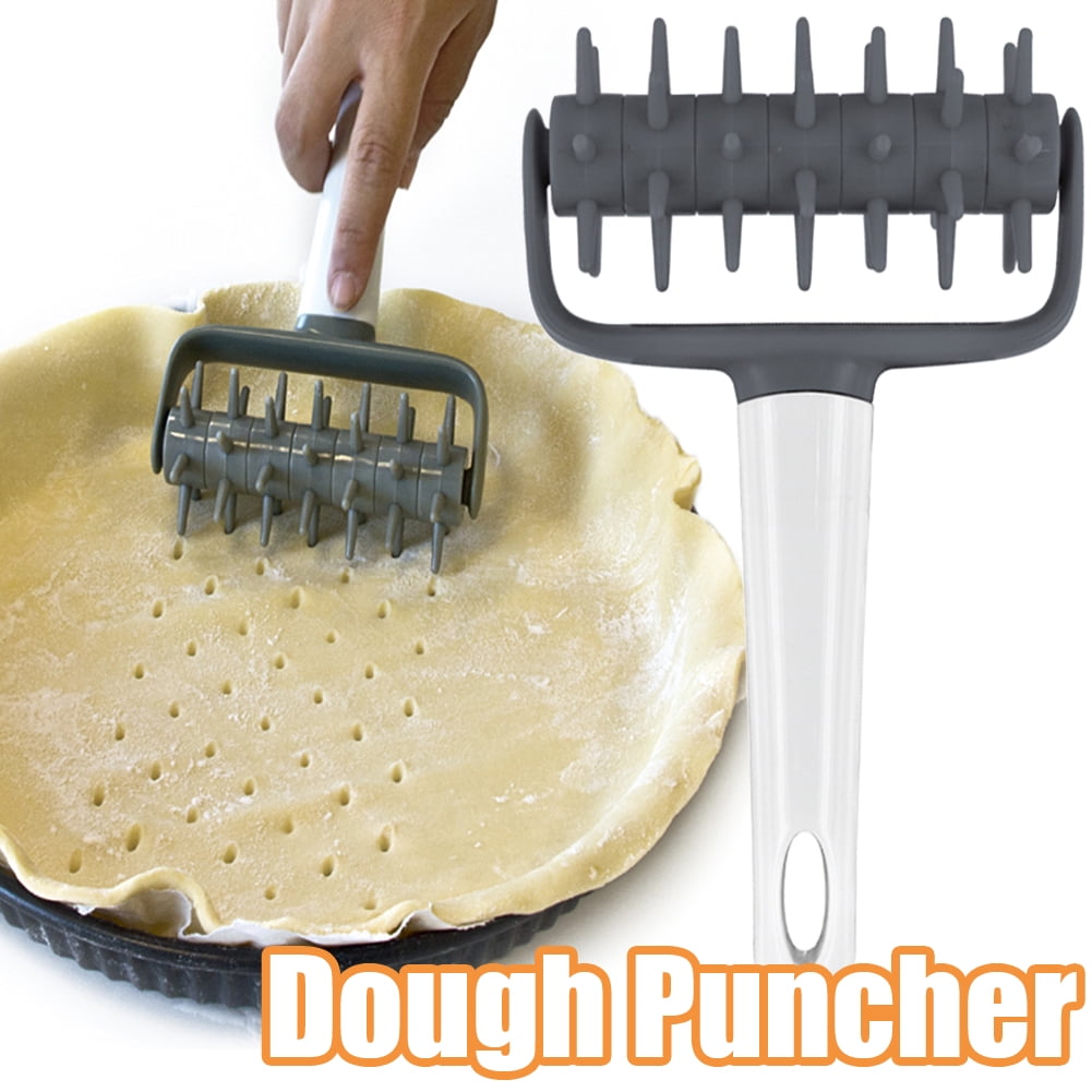 Travelwant Pizza Pie Dough Roller Docker,Handle Roller Docker, Pizza