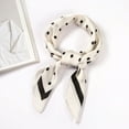 thumbnail image 2 of FADAACAI Scarf Scarf 70x70cm Scarves Ribbon Kerchief Women Dot Polka Neck Scarf Beige One Size Clearance！, 2 of 4