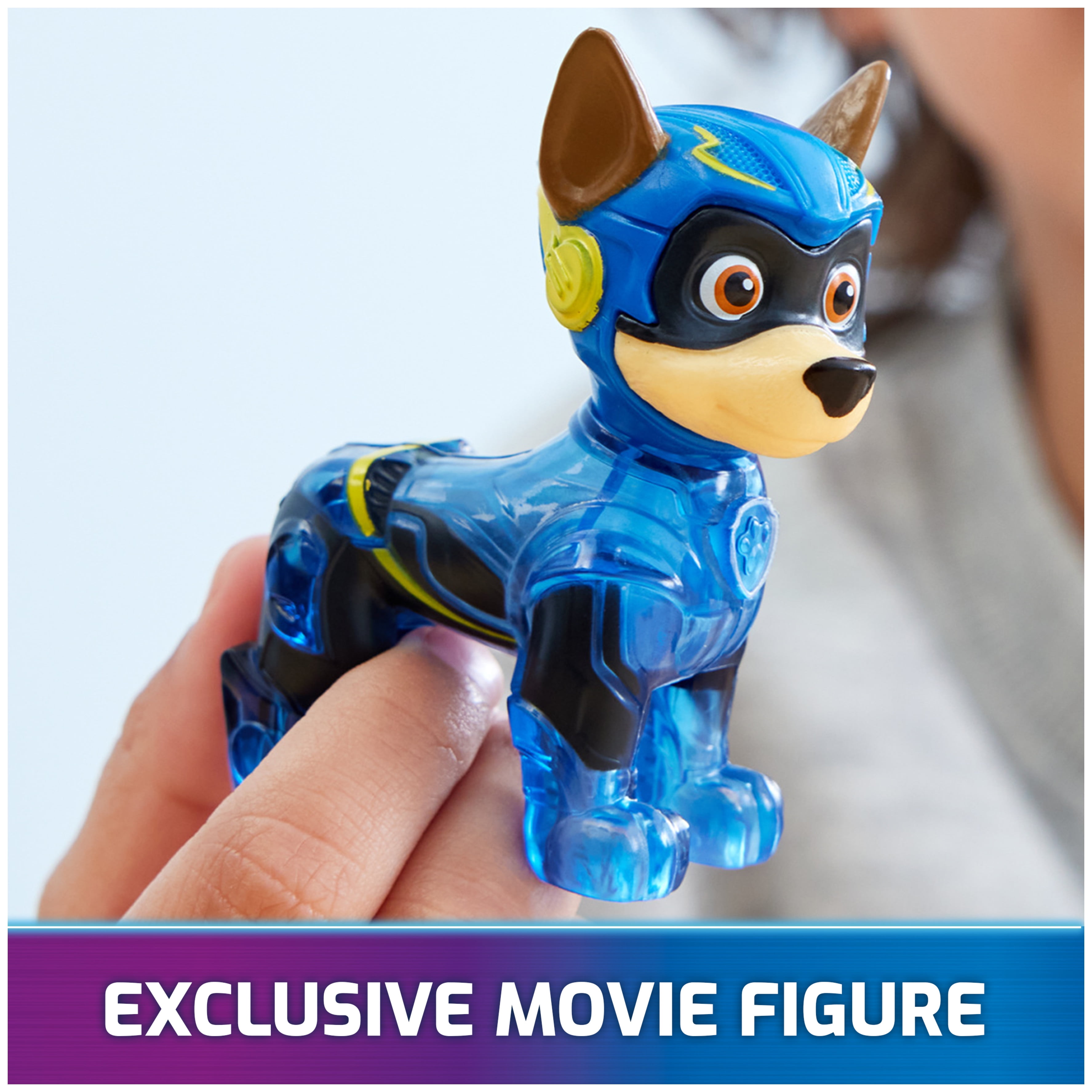 PAW Patrol: The Mighty Movie, Toy Car with Lights, Sounds & Chase Figure, for Kids Ages 3+