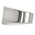 thumbnail image 4 of Stainless Steel Polished Signet Ring, 4 of 7