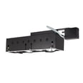 thumbnail image 1 of Jesco Lighting MGRP38-4SB Modulinear Directional Lighting for Remodeling & Double Gimbal 4 Light Linear, Black Interior with Silver Trim, 1 of 1