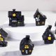 thumbnail image 3 of Halloween Miniature House Statue Halloween Party Atmosphere Tabletop Decor, 3 of 5