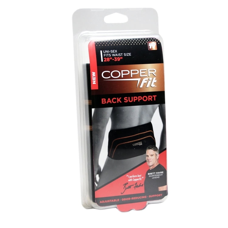 Copper Fit CFBACKSM Copper Infused Back Support, As Seen On TV, S/M 28