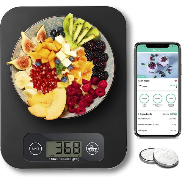 Smart Food Scale, Kitchen Food Scales Digital Weight Grams and Oz