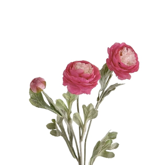 Artificial White Flowers Sold Separately, Hot Pink Ranunculus Stems, Vase Filler Home Decorations, Bridal Shower Decor